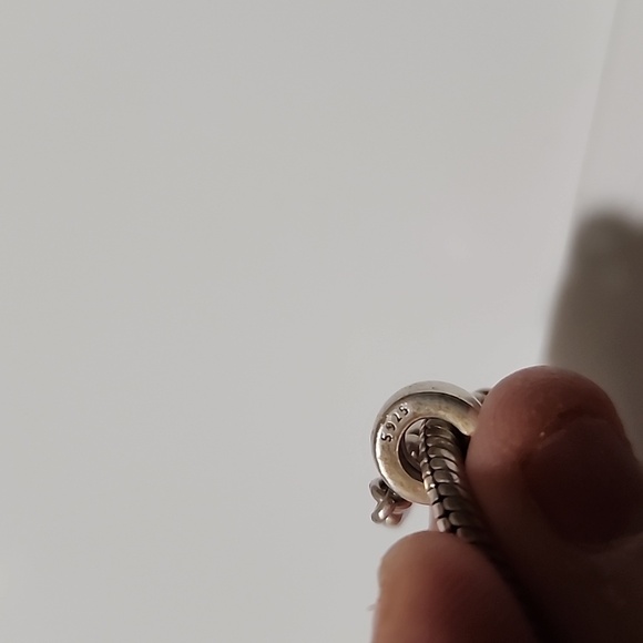 Pandora 925 Bracelet With Charms Authentic - Picture 7 of 8